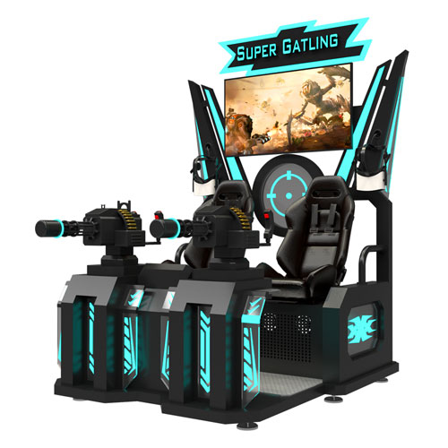 2 Players VR Super Gatling Virtual Reality Shooting Simulator